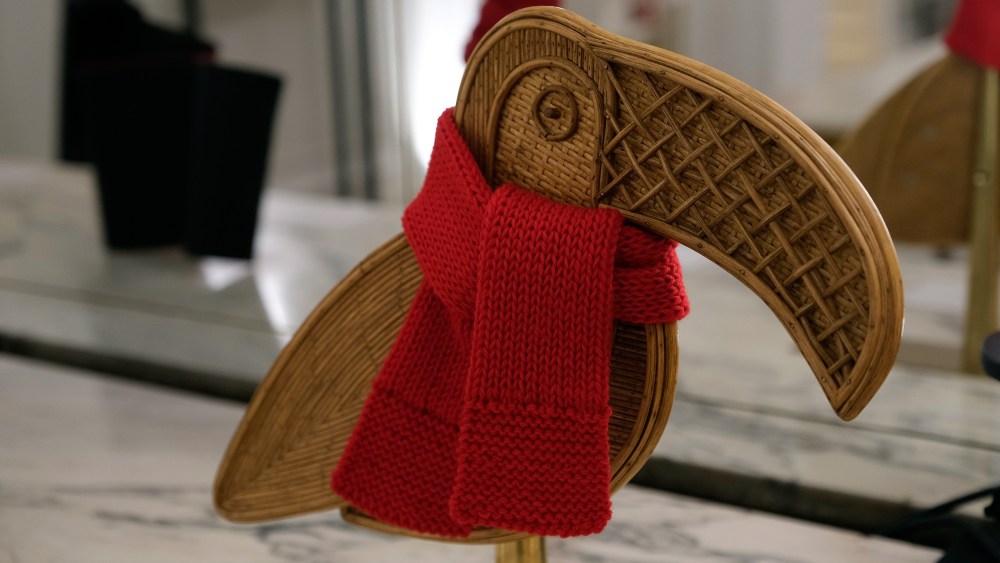 India Mahdavi's festive toucan.
