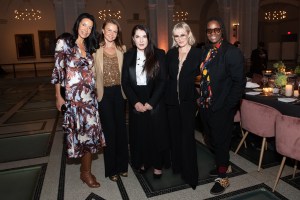 NEW YORK, NY - NOVEMBER 7: Kim Heirston, Laura Pozvolska Nicklas, Marina Abramovic, Tatijana Shoan and Mickalene Thomas attend AS IF Magazine Speaker Series With Audemars Piguet at Brooklyn Museum on November 7, 2018 in New York. (Photo by Michael Ostuni/PMC) *** Local Caption *** Kim Heirston;Laura Pozvolska Nicklas;Marina Abramovic;Tatijana Shoan;Mickalene Thomas