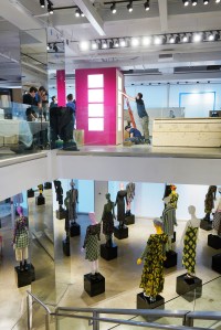 The Marc Jacobs pop-up on Madison Avenue featuring the brand's Redux Grunge collection.