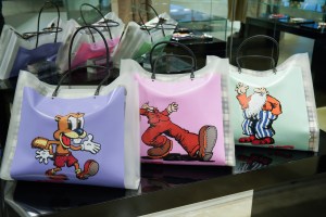 Ring in the new: Robert Crumb totes.