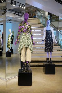 The Marc Jacobs pop-up on Madison Avenue featuring the brand's Redux Grunge collection.