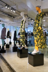 The Marc Jacobs pop-up on Madison Avenue featuring the brand's Redux Grunge collection.
