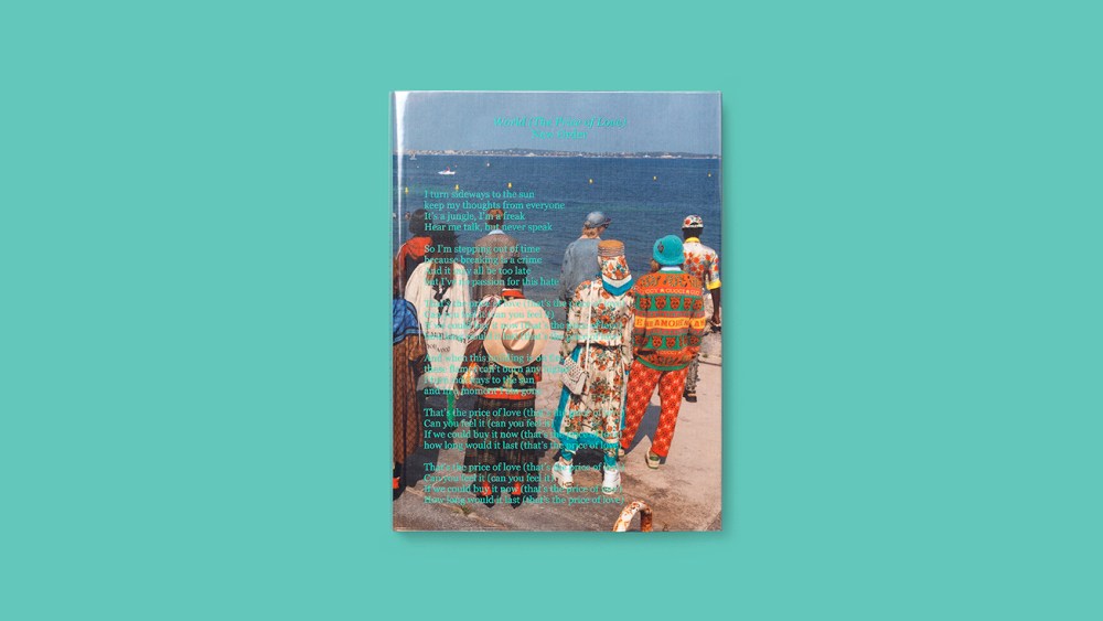 Gucci's "World (The Price of Love)" book.