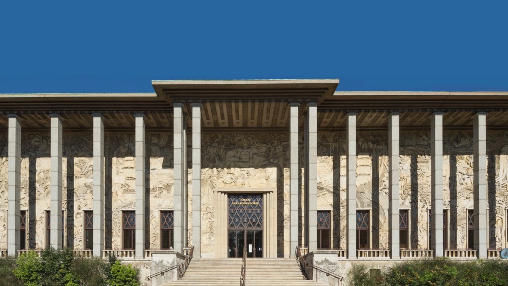 The the Palais de la Porté Dorée in Paris.