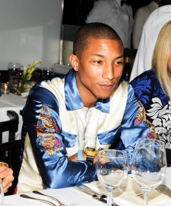 Pharrell Williams at a dinner in honor of Bill Viola in Miami,2012.