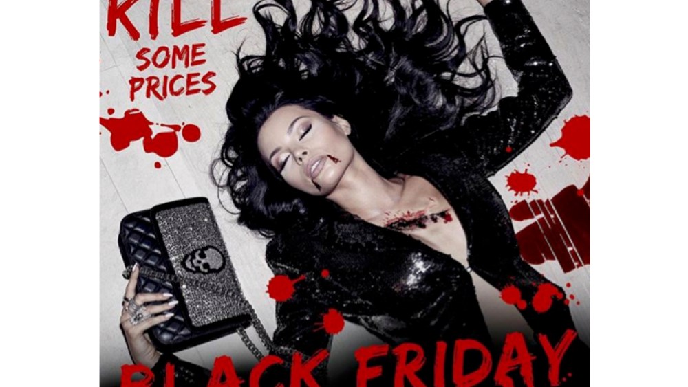 Philipp Plein's Black Friday campaign.