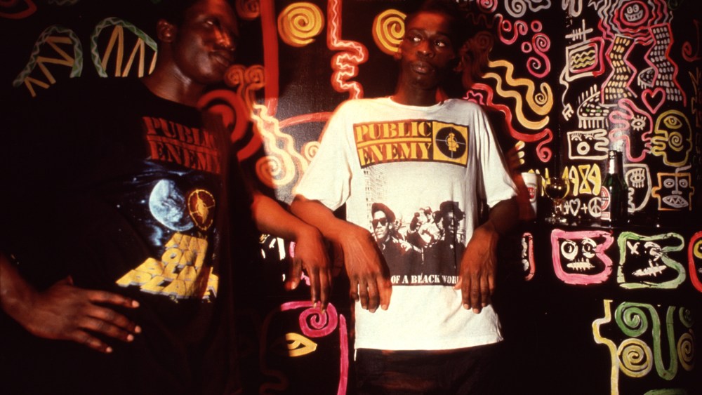 Depop x Youth Club archival photo of Public Enemy