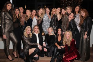 (Top L-R) Michelle Alves, Serena Levy, Paris Hilton, Jennifer Meyer, Sarah Meyer, Kelly Sawyer, Anna Schafer, Rachel Zoe, Sara Foster, Nikki DeRoest, Sarah Wright, Soleil Moon Frye, Anne Marie Kortright, and Kimberly Muller, (Bottom L-R) Jaime King, Kathy Hilton, Erin Foster, Kyle Richards, and Rebecca GayheartRachel Zoe Palisades Village Holiday Celebration, Los Angeles, USA - 28 Nov 2018