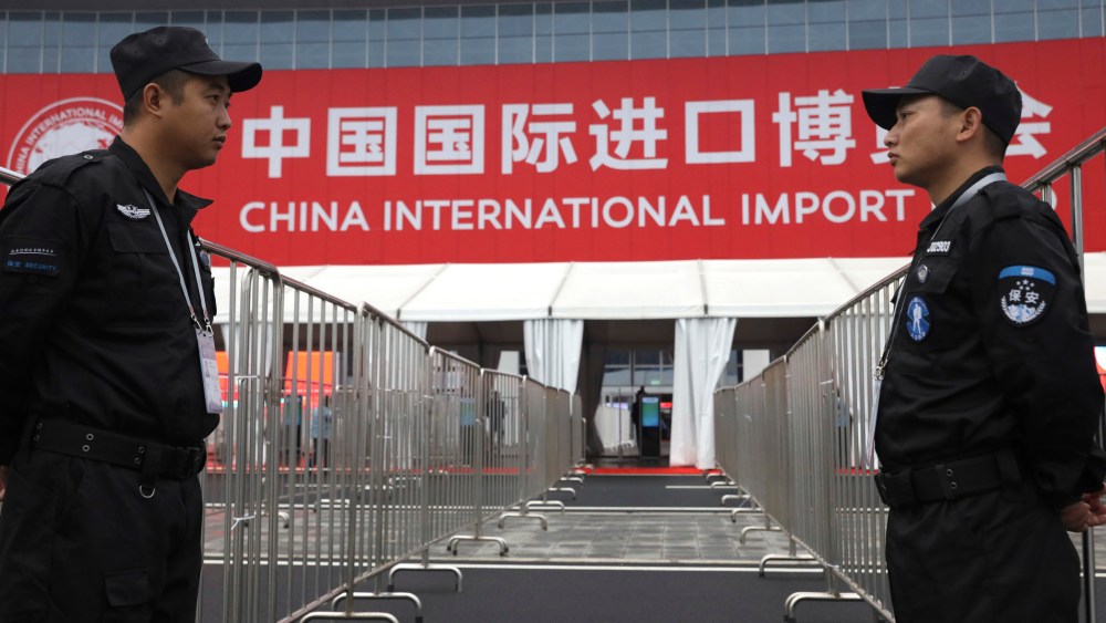 China hosts its inaugural International Import Expo in Shanghai.