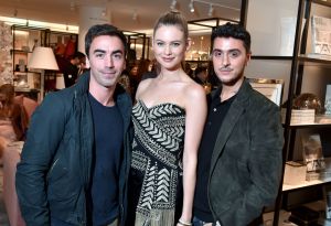 Fernando Garcia, Behati Prinsloo and Ryan Korban