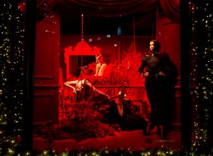 Saks Fifth Avenue's flagship holiday display in New York.