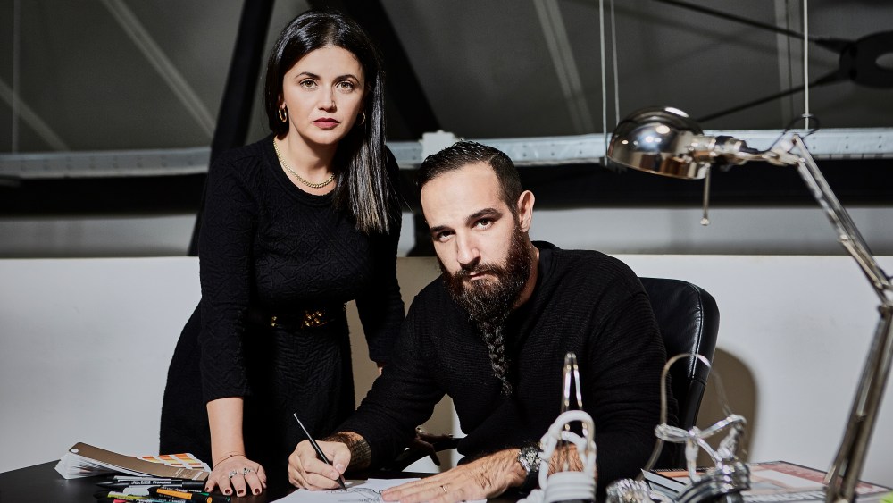 Francesca Monaco and Salar Bicheranloo, the design duo behind Salar Milano.
