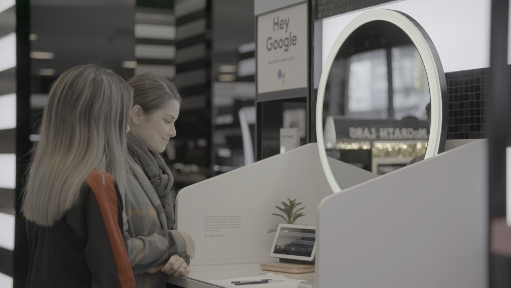 Sephora and Google Partner on Hands-Free Experience