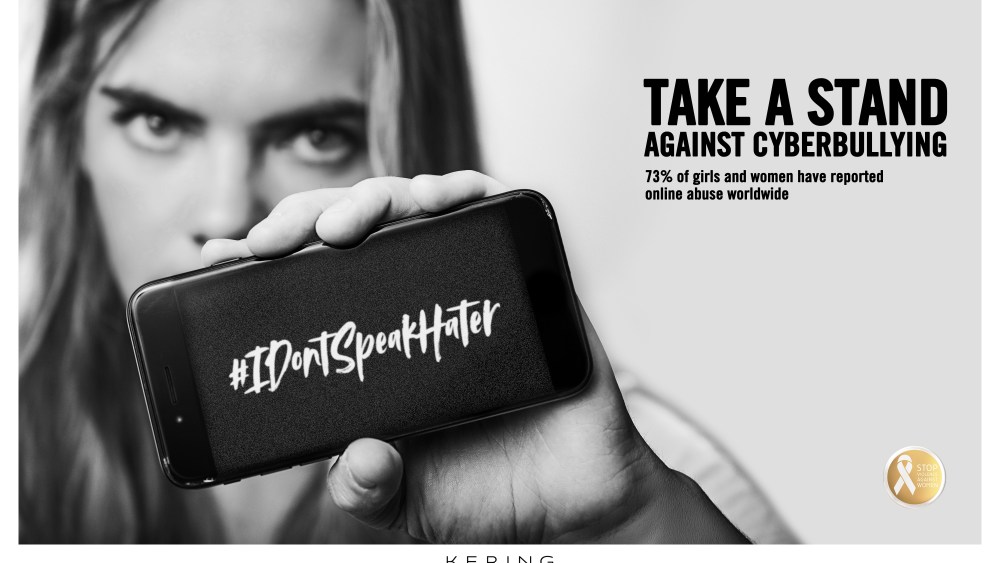 The Kering Foundation's #IDontSpeakHater campaign