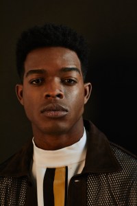 Fendi's cotton jacket and shirt, worn with Prada's cover leggero pants.