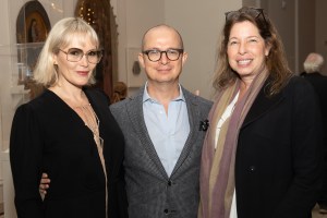 NEW YORK, NY - NOVEMBER 7: Tatijana Shoan, Antonio Seward and Anne Pasternak attend AS IF Magazine Speaker Series With Audemars Piguet at Brooklyn Museum on November 7, 2018 in New York. (Photo by Michael Ostuni/PMC) *** Local Caption *** Tatijana Shoan;Antonio Seward;Anne Pasternak