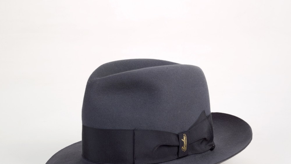 The "Bogart" fedora hat by Borsalino.
