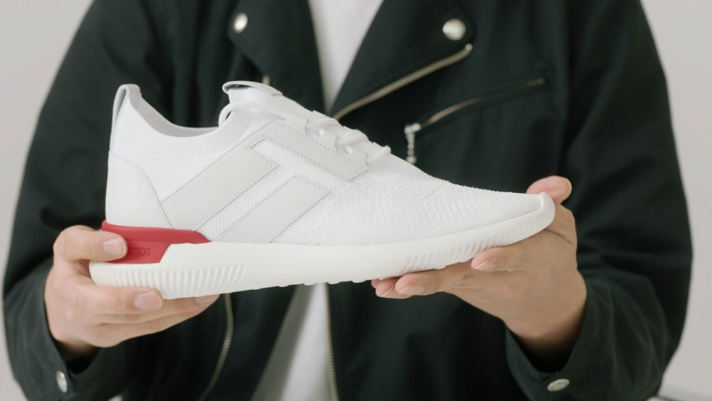 Tod's trademarked shoeker style created by No_Code design lead Yong Bae Sock.