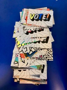 Various Projects has helped host postcard writing nights.