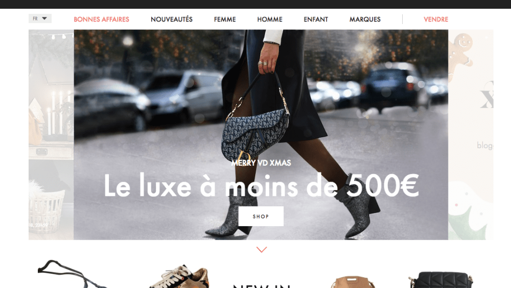 videdressing.com homepage
