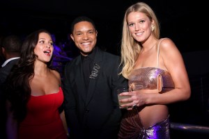 Trevor Noah and Toni Garrn