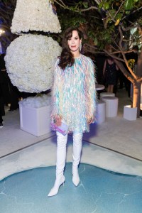 Stephanie Marver attends Gordon Paul Getty's 85th Birthday Celebration on December 15th 2018 at Private Residence in SAN FRANCISCO, CA (Photo - Drew Altizer)
