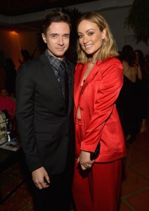 BEVERLY HILLS, CA - DECEMBER 06:  Topher Grace (L) and Olivia Wilde attend the 2018 GQ Men of the Year Party at a private residence on December 6, 2018 in Beverly Hills, California.  (Photo by Matt Winkelmeyer/Getty Images for GQ)