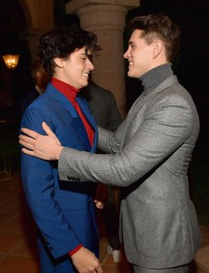 Cole Sprouse (L) and Casey Cott attend the 2018 GQ Men of the Year Party at a private residence on December 6, 2018 in Beverly Hills, California. (Photo by Matt Winkelmeyer/Getty Images for GQ)