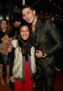 Ali Wong (L) and Lewis Tan attend the 2018 GQ Men of the Year Party at a private residence on December 6, 2018 in Beverly Hills, California. (Photo by Matt Winkelmeyer/Getty Images for GQ)