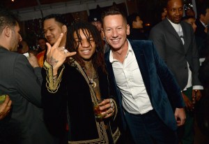 Swae Lee and Editor-In-Chief of GQ Jim Nelson attend the 2018 GQ Men of the Year Party at a private residence on December 6, 2018 in Beverly Hills, California. (Photo by Matt Winkelmeyer/Getty Images for GQ)
