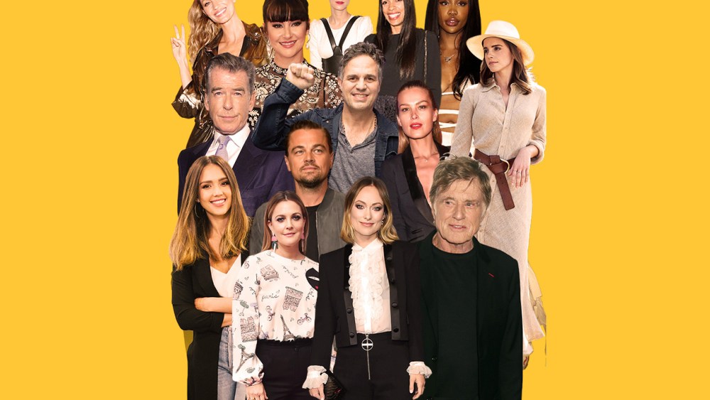 Celebrities and Models Supporting Sustainability Activism