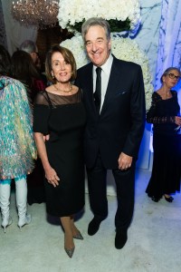 Nancy Pelosi and Paul Pelosi attend Gordon Paul Getty's 85th Birthday Celebration on December 15th 2018 at Private Residence in SAN FRANCISCO, CA (Photo - Devlin Shand for Drew Altizer Photography)