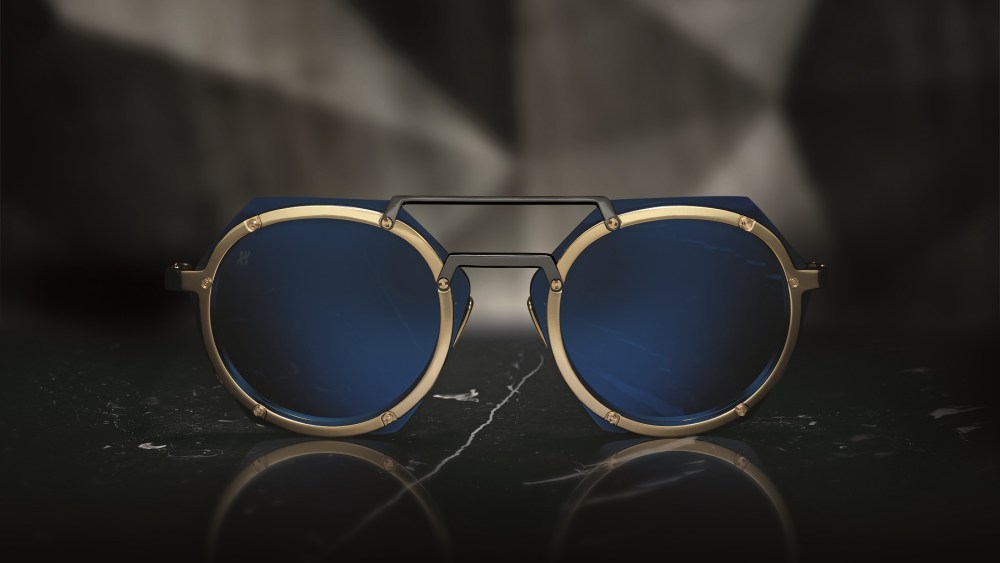 A picture from the Hublot Eyewear collection by Italia Independent ad campaign.