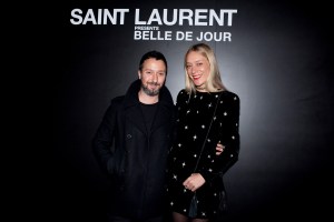 Anthony Vaccarello and Chloe Sevigny