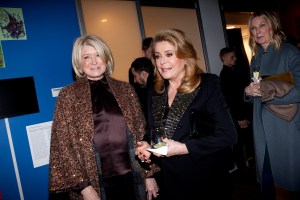 MArtha Stewart and Catherine Deneuve
