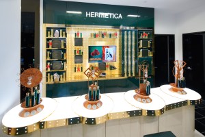 The Bloomingdale's cosmetics floor.