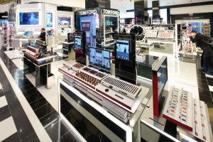 The Bloomingdale's cosmetics floor.