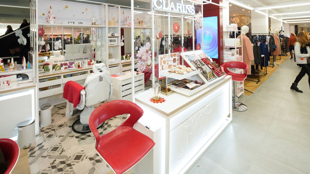 The Bloomingdale's cosmetics floor.