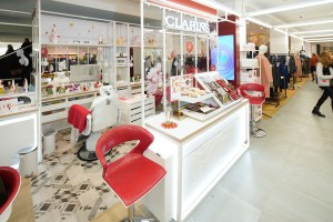 The Bloomingdale's cosmetics floor.