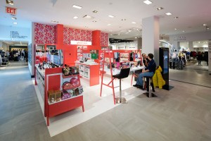 The Bloomingdale's cosmetics floor.