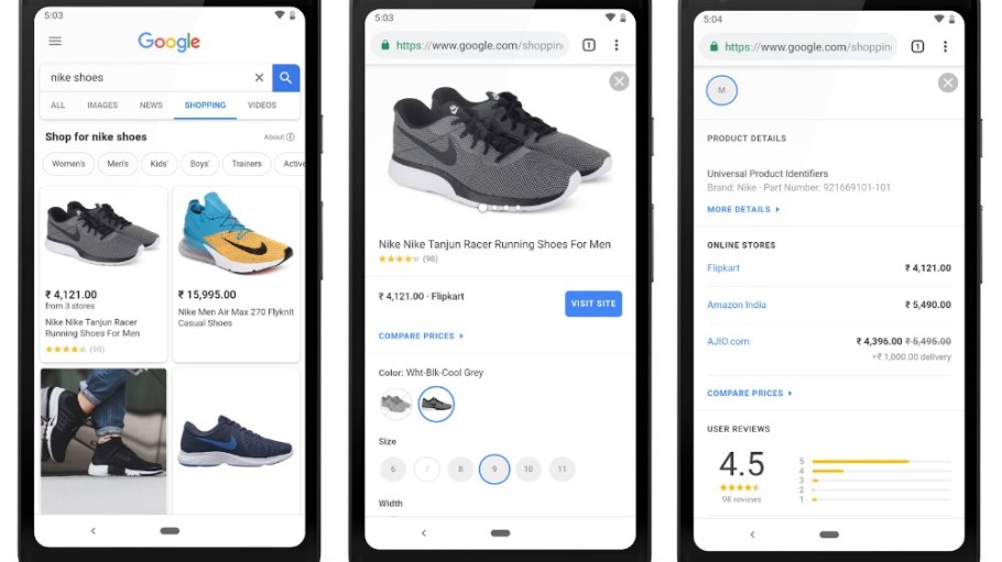 India gets Google Shopping feature