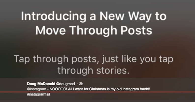 Instagram Swipe ‘Test’: Sneak Peak or One Off?