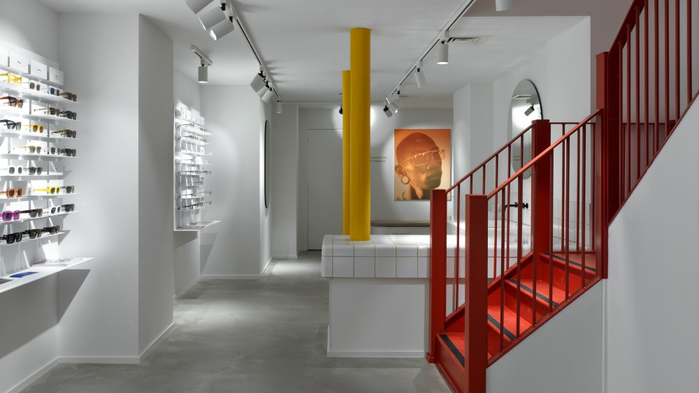 Inside Ace & Tate's Soho store