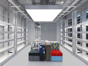 Balenciaga store on Via Montenapoleone in Milan