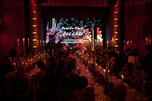 The scene at the Bulgari party.