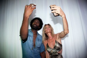 The scene at the Swizz Beatz party.