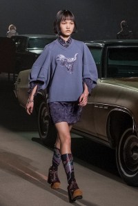 December 8, 2018, Shanghai, China - Stuart Vever takes the runway after the show at Coach Lights Up Shanghai.