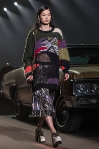 December 8, 2018, Shanghai, China - Stuart Vever takes the runway after the show at Coach Lights Up Shanghai.