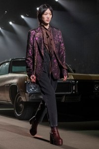 December 8, 2018, Shanghai, China - Stuart Vever takes the runway after the show at Coach Lights Up Shanghai.