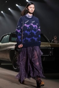 December 8, 2018, Shanghai, China - Stuart Vever takes the runway after the show at Coach Lights Up Shanghai.